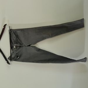 Woman's light Gray denim skinny low waste, 27/32